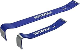Faithfull 15" 7" Utility Bar Lever Remover Puller Lifter Tool | Twin Pack