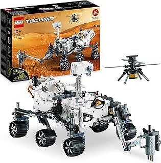 LEGO Technic NASA Mars Rover Perseverance Space Set with AR App Experience, Science Discovery Set, Learn About Vehicle Engineering, Construction Toy, Birthday Gift for Kids 10 Years and Up 42158