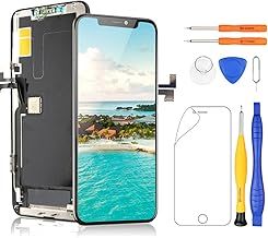 Yodoit for iPhone 6 Screen Replacement White With Home Button, Front Camera, Earpiece Speaker, LCD Display Touch Digitizer Assembly + Repair Tool, Screen Protector