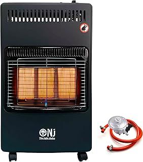 Portable Gas Heater Indoor Mobile Foldable 4.2kW Regulator Set