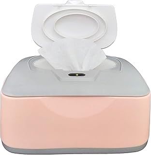 Baby Wet Wipes Warmer, Dispenser, Holder and Case - with Easy Press On/Off Switch, Only Available at Amazon