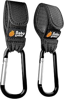 Baby Uma Buggy Clips - 2022 Double-Platinum Winning Pram Clips, Universal Pram Accessories, 5 kg Weight Capacity & Non-Slip, Baby Travel Essentials