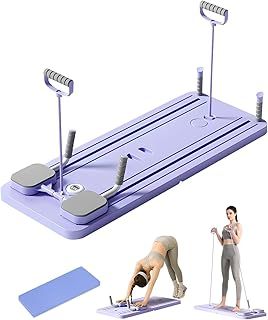 Ab Roller Board, Upgrade Multi-Functional Full-Body Workout Trainer, Automatic Rebound Ab Roller, Core Strength and Abdominal Training for Men and Women, Durable Pilates Board for Home and Gym Use