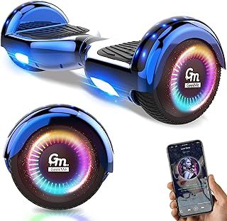 GeekMe Hoverboards,Hoverboards for kids,Hoverboards with Bluetooth Speaker,Strong Dual Motor,LED lights,Gift for kids