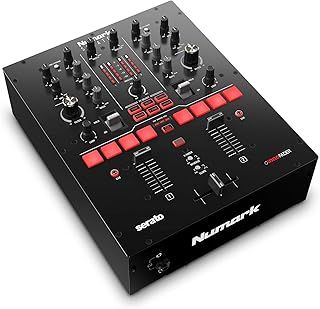 Numark Scratch - Two-Channel DJ Scratch Mixer for Serato DJ Pro (included) With Innofader Crossfader, DVS license, 6 Direct Access Effect Selectors, Performance Pads and 24-Bit Sound Quality