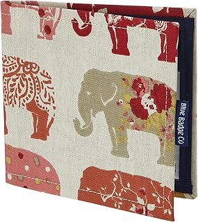 Co Indian Elephant Tartan Hologram-Safe Wallet, Disabled Parking Permit Cover Holder Fits New Badge Includes Timer Clock, Disabled Badge Holder for Car Made in The UK