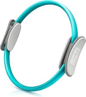 Core Balance Pilates Resistance Ring, Dual Grip Magic Exercise Circle, Double Handle Thigh Arm Toner, Physical Therapy Tool, 15 Inch