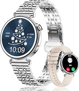 CIVO Smart Watches for Women Fitness: Sport Activity Tracker IP67 Waterproof - Blood Pressure Monitor Smartwatch for iOS Android Silver