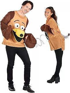 ORION COSTUMES Adult Unisex Brown 2 Person Slinky Pet Novelty Carnival Fancy Dress Costume