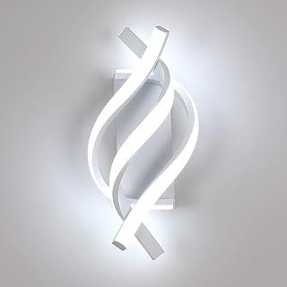 Comely Modern LED Wall Lampe, 22W LED Wall Lights Indoor, White Acrylic Wall Sconce Lights for Bedroom Living Room Office Restaurant Hallway, Cool White 6000K