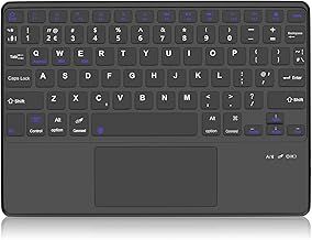 Generic Wireless Bluetooth Keyboard with Touch pad - Light weight Slim for iOS iPad, iPad Pro, iPad Air, Mac, Android Tablet Samsung Galaxy, Xiaomi Pad 5, Huawei, Lenovo, Black