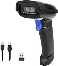 NETUM NT-1228BC Bluetooth CCD Barcode Scanner Handheld USB Wireless Bluetooth Wired 1D Barcodes Imager for Mobile Payment Computer Screen Scan Support IOS & Android