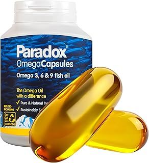 Omega 3 6 9 Capsules by Paradox, 100% Pure and Natural Omega 3 6 9 Softgels, The Omega 3 Capsules with a Difference, Omega 3 Capsules High Strength, Omega 3 6 9 Capsules Packed in Sustainable tubs