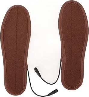 2pcs Electric Heated Foot Warmer Insoles, USB Rechargeable Heated Insoles, Foot Warmer, for Winter Hunting, Skiing, Fishing, Hiking. (41‑42)