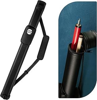 Snooker Cue Case, 1×1 Hard Pool Cue Case Holds 1 Complete of 2-Piece Cue (Not for 3/4 Cues), Made of Faux Leather Snooker Accessories