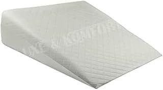 Bed Wedge Pillow Relief For Acid Reflux | GERD | Heart Burn | Leg Pain | Neck Pain | Snoring | Sleeping Upright Zipped Removeable Washable Cover (Large 70x60x15cm)
