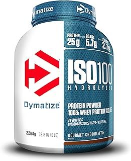 Dymatize ISO 100 Hydrolyzed Gourmet Chocolate 100 2264g - Whey Protein Hydrolysat + Isolat Powder