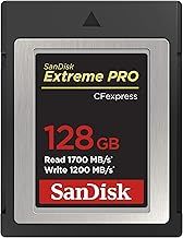 SanDisk 128GB Extreme PRO Cfexpress, Type B card, RAW 4K video recording + RescuePro Deluxe, up to 1700 MB/s