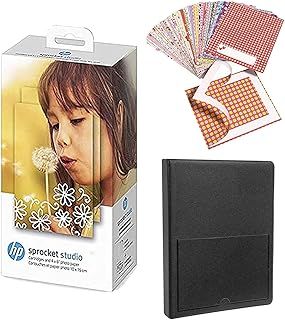 HP Sprocket Studio 4x6 Photo Paper & Cartridges (80 Sheets - 2 Cartridges) Starter Bundle