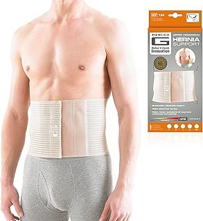 Neo-G Hernia Belt for Men and Women – Upper Abdominal Hernia Support – Umbilical Hernia Support Belt - Reduces Symptoms of Overstrain & Exertion - Breathable & Adjustable (X-Large)