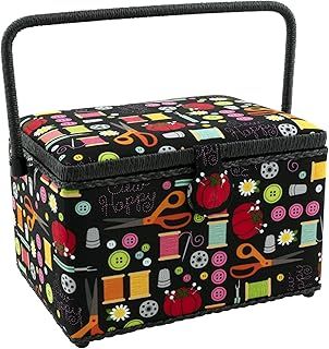 Dritz Basket, Fabric, Cord, Black Sewing Notions