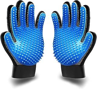 KENNELS & KATS Pet Grooming Glove | Pet Brush Glove | Premium De-shedding Glove for Easy, Mess-free Grooming with 260 Tips | Grooming Mitt For Dogs, Cats, Rabbits & Horses with Long/Short/Curly Hair