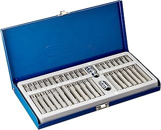 Draper Expert TX-STAR® 1/2" 40 Piece Hex & Spline Mechanics Bit Set | 3/8 Square Drive Hand Tool | Chrome Vanadium Steel Sockets Mechanics Car Tools | Steel Case | 33322