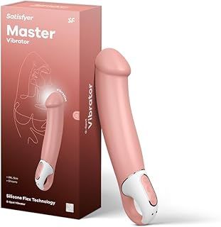Satisfyer G-spot Vibrator Vibes - Master | Dildo & Vibrator for Woman | Quiet and Strong Clitoral Stimulation | Extremely Erotic Sex Toy | Stimulator for You | Waterproof Sex Toy