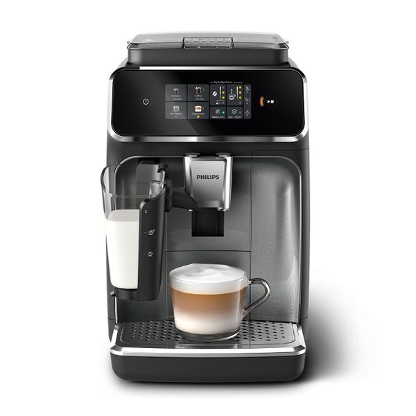 PHILIPS 2300 Series Bean to Cup Coffee Machine, LatteGo, 4 Drinks One Touch