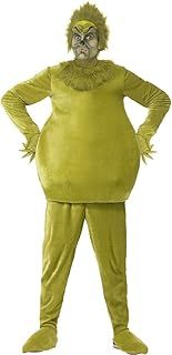 Smiffy's Unisex Official Dr Seuss The Grinch Costume