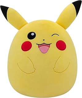 Original Squishmallows Pokémon 14-Inch Piplup Plush - Add Winking Pikachu to your Squad, Ultrasoft Stuffed Animal Plush