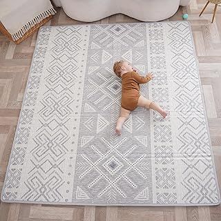 Baby Play Mat 180x200x1.5cm - Tummy Time Mat - XXL Large Size Baby Play Gym - Foldable Play Mat - Waterproof Foam Baby Play Mat . Floor Mat For Kids Toddlers Children - Baby Mats For Floor Play
