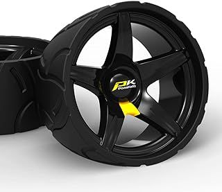 PowaKaddy Unisex 2022 Wide Sports Stability Golf Wheels Pair