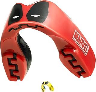 Marvel Deadpool Sports Mouthguard Dual Layer Premium Protection Adult Gum Shield with Case for Boxing, MMA, Rugby, Martial Arts, Judo and All Contact Sports
