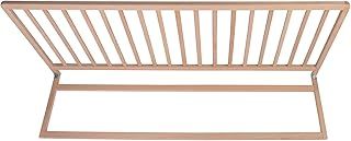 Safetots Extra Wide Extra Tall Wooden Bed Guard, Natural, 60cm High x 140cm Wide, Toddler Bedrail for Safety, Secure Child Bed Rail, Pre-Assembled, Easy Installation