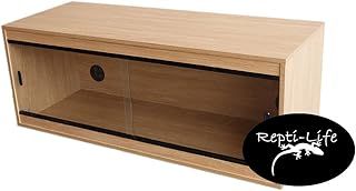 48x18x18 Inch Vivarium Flatpacked In Oak, 4ft Viv By Repti-life