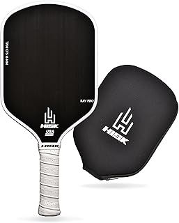 RAV PRO Ultimate HIGH END 16mm Japanese Toray T700 Raw Carbon Fiber CFS w/Excellent GRIT Roughness Texture, Aero Dynamic Curve, USAPA Approved, Non Slip Grip Pickleball Paddle