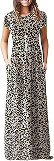 AUSELILY Maxi Dress for Women - Summer Casual Long Dresses for Ladies with Pockets