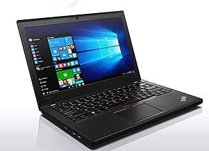 Lenovo ThinkPad X260 12.5-inch Ultrabook - Core i5-6300U 2.4GHz, 8GB RAM, 256GB SSD, HDMI, WiFi, WebCam, Windows 10 Professional 64-bit (Renewed)