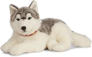Living Nature Giant Husky, Realistic Soft Cuddly Dog Toy, Naturli Eco-Friendly Plush, 60cm