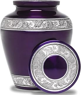 Eternal Harmony Cremation Urn for Human Funeral Ashes with Elegant Finishes to Honor and Remember Your Loved One (Carefully Handcrafted) Blue Peace
