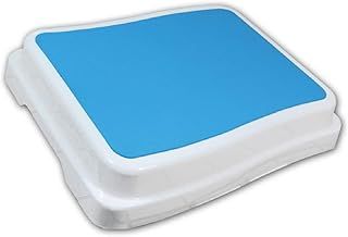 Ideaworks Slip Resistant 4" Bath Step, Stackable Platform for Bathtub, White