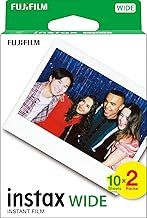 Instax WIDE instant film White border, 20 shot pack, suitable for all instax WIDE cameras and printers, Packaging May Vary