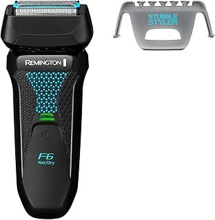 Remington F6 Aqua Men's Electric Shaver (Cordless, Wet & Dry, 100% Waterproof, Foil Shaver, Pop-up Detail Trimmer, USB Charging, 60-Minute Usage, 90-Minute Charge with 5-Min Quick Charge) F6000