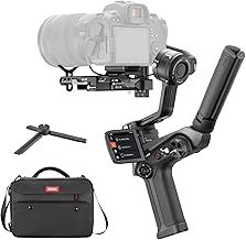 ZHIYUN WEEBILL-2 3-Axis Gimbal Stabilizer, Integrated 2.88" Full-Color Flip-out Touch Screen, for Mirrorless&DSLR Cameras Compatible with Panasonic, Canon, Sony, Fujifilm and BMPPC (Pro Package)