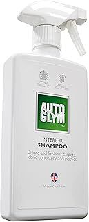 Autoglym Interior Shampoo, 500ml - Car Interior Shampoo That Cleans and Freshens Carpets, Fabrics, Upholstery and Plastics, White