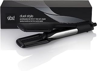 ghd Duet Style 2-in-1 Hot Air Styler in Black - Transforms Hair From Wet to Styled with Air-fusion Technology, Black