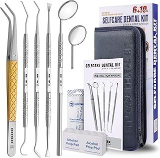 BIZZTREX® All-In-One Teeth Cleaning Plaque Removal Kit for Effective Dental Plaque Removal- Includes, Plaque Remover for Teeth and other Essential Dental Tools for a Thorough Teeth Cleaning Experience