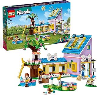 LEGO Friends Dog Rescue Centre Set, Toy Animal Playset for 7 Plus Year Old Girls and Boys, with Characters - Autumn and Zac Mini-doll Figures, Vet Themed Gift for Kids 41727