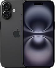 Apple iPhone 16 128 GB: 5G Mobile phone with Apple Intelligence, Camera Control, A18 Chip and a Big Boost in Battery Life. Works with AirPods; Black